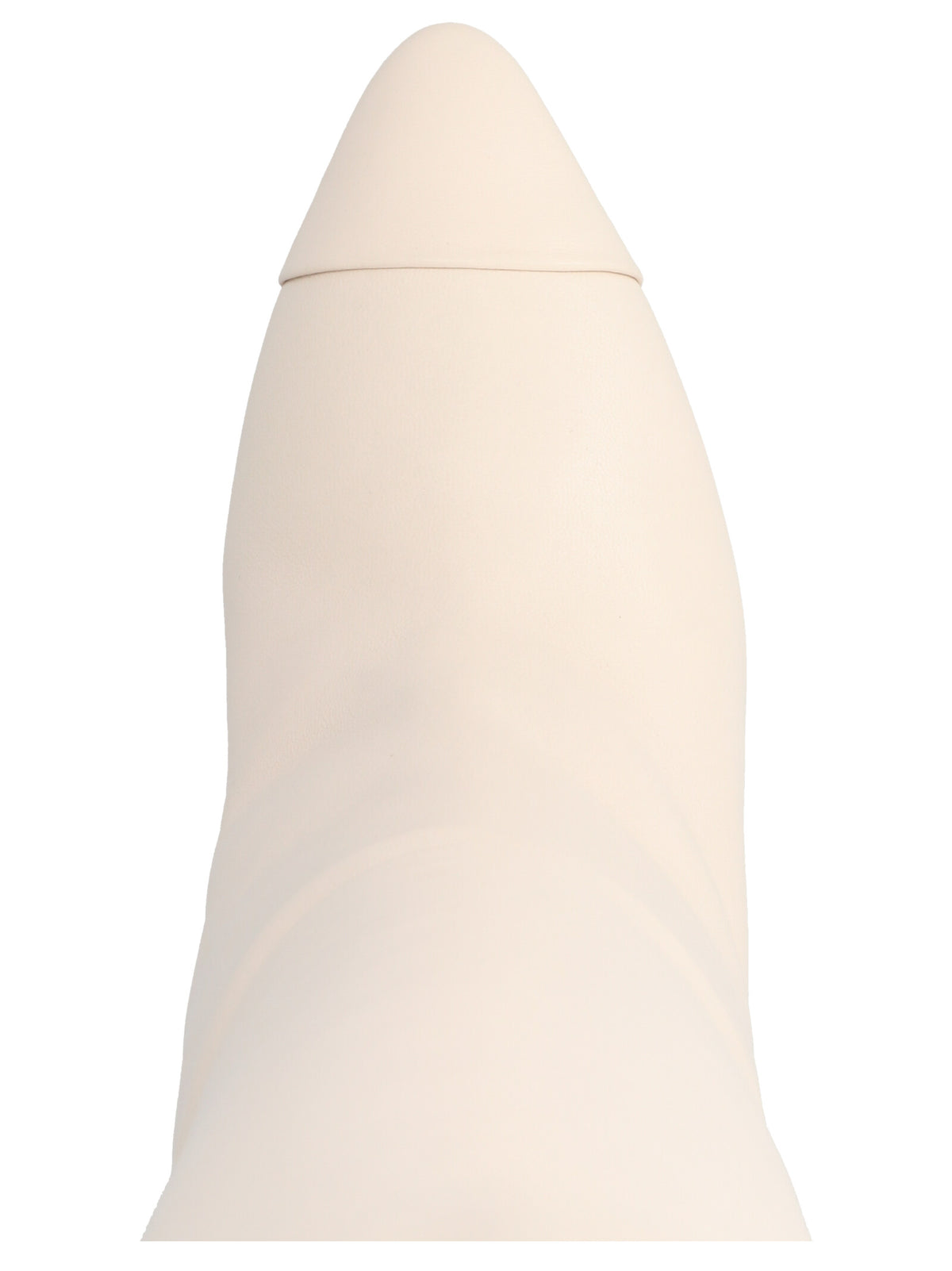 ALEVÌ Naty White Leather Over The Knee Boots