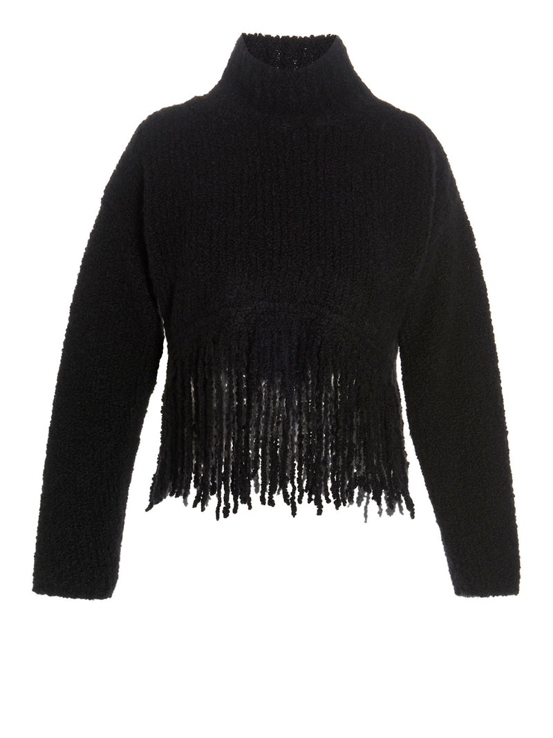 MIXIK Ray Black Cashmere Cardigan for Women