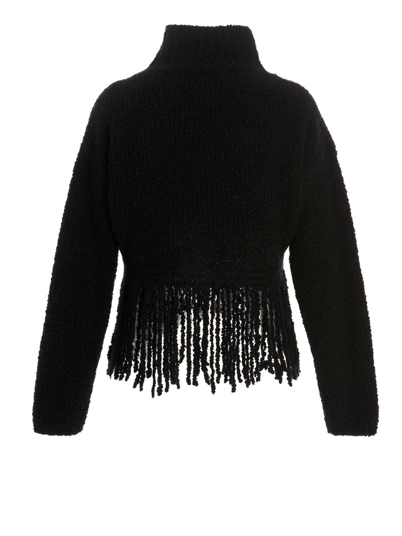 MIXIK Ray Black Cashmere Cardigan for Women