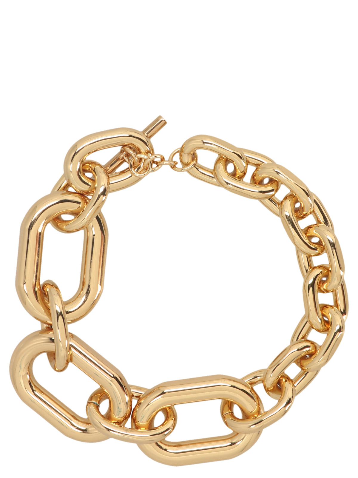Paco Rabanne Gold Aluminum Necklace - Bold Elegance