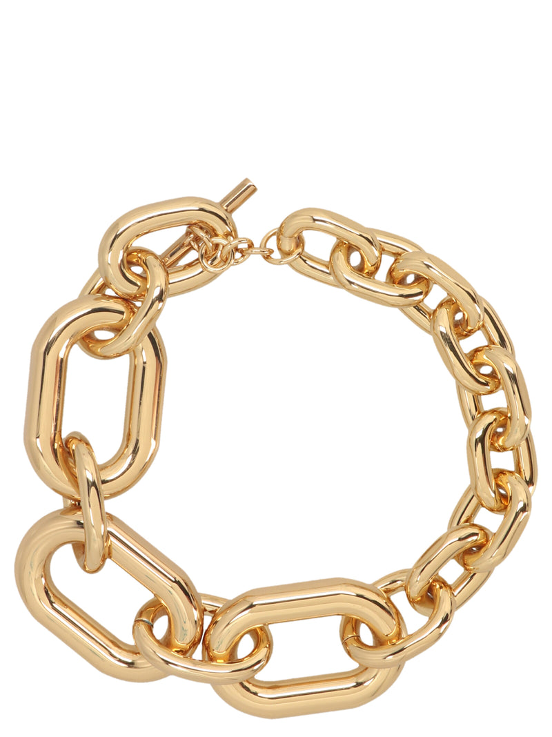 Paco Rabanne Gold Aluminum Necklace - Bold Elegance