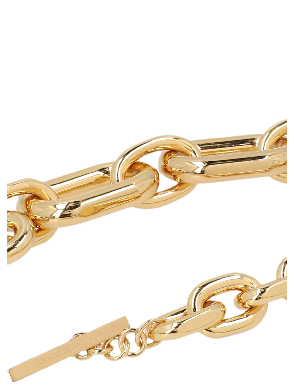 Paco Rabanne Gold Aluminum Necklace - Bold Elegance
