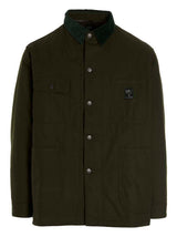 SOUTH2 WEST8 Bicolor Cotton Full-Length Jacket