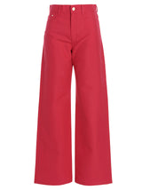 Wandler Accumulator Fuchsia Cotton Casual Pants