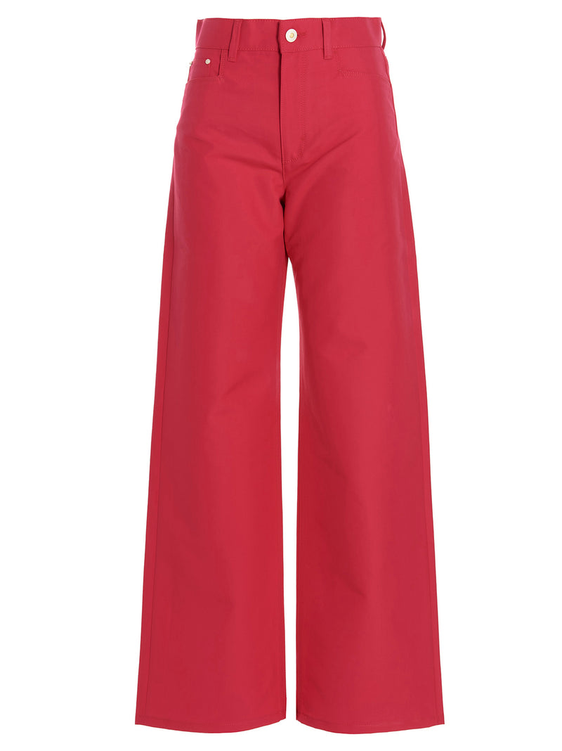 Wandler Accumulator Fuchsia Cotton Casual Pants