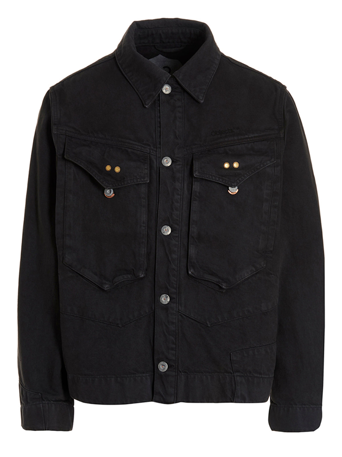 Objects IV Life Gray Cotton Denim Jacket