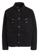 Objects IV Life Gray Cotton Denim Jacket
