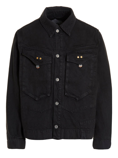Objects IV Life Gray Cotton Denim Jacket