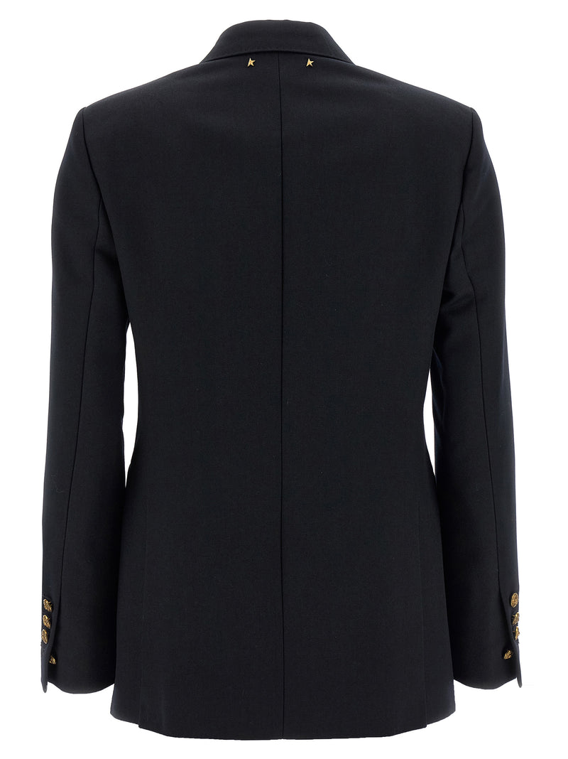 Golden Goose Diva Blue Polyester Blazer