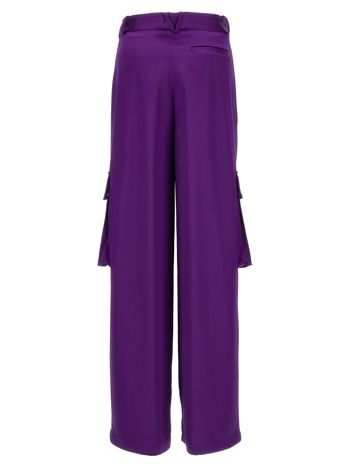 Pantalons Cargo en Viscose Violet de Versace