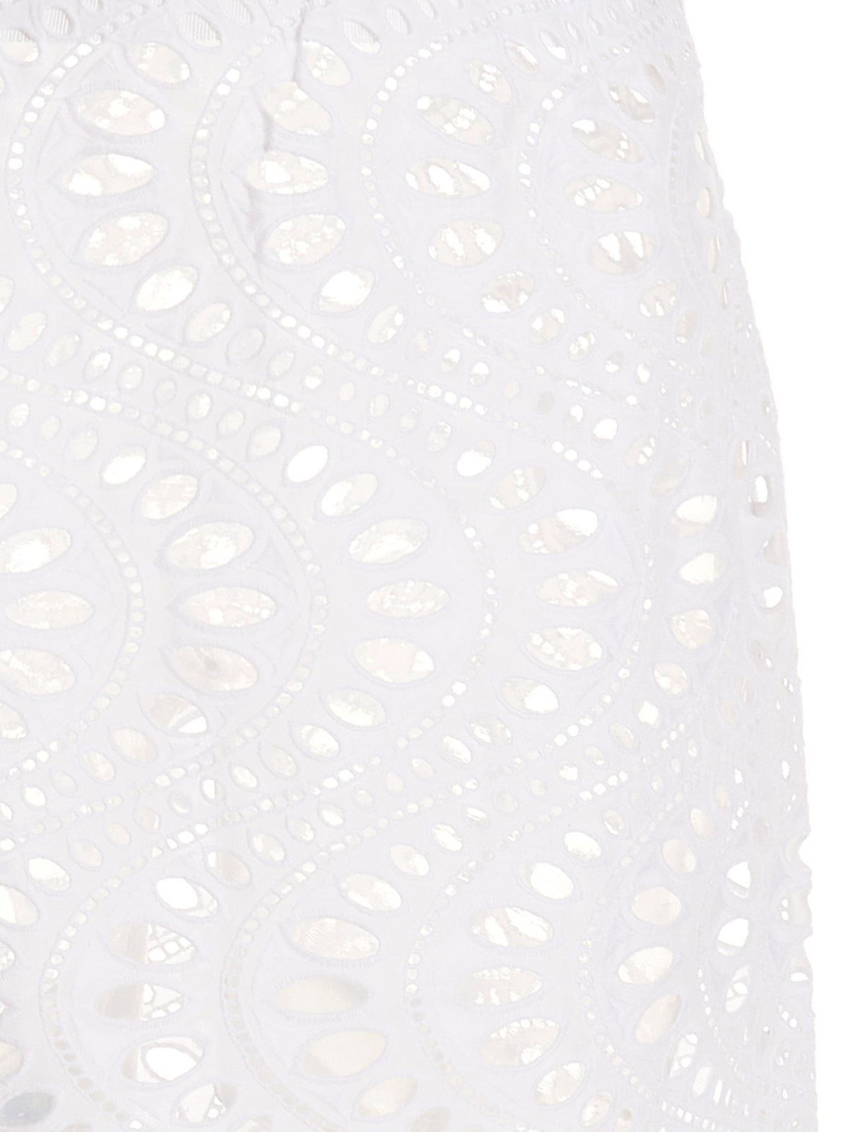 Mini-jupe en coton blanc Giambattista Valli