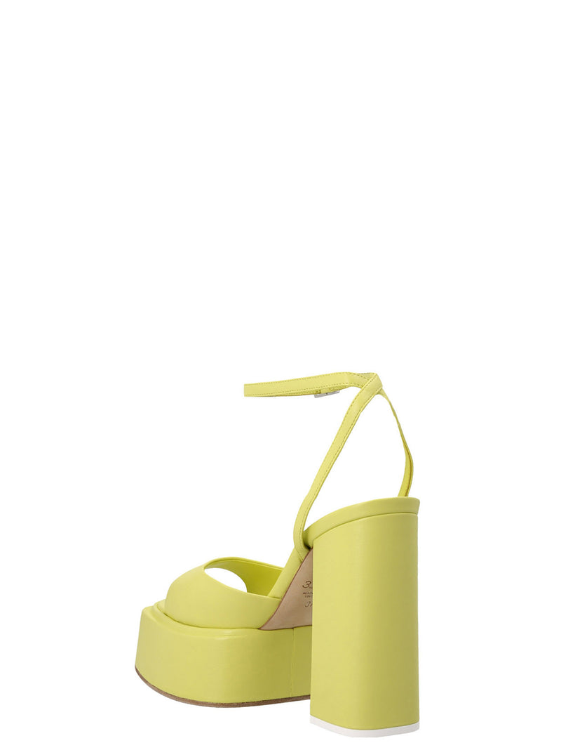 3Juin Bicolor Leather Stiletto Heel Sandals - Beth