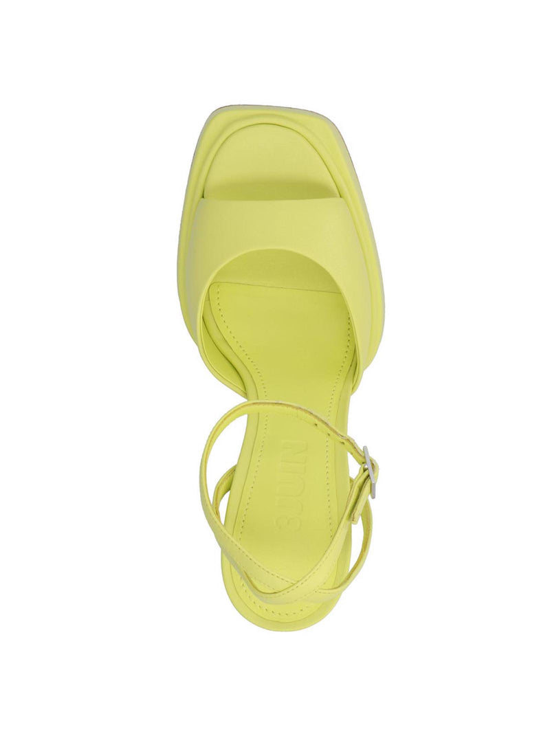 3Juin Bicolor Leather Stiletto Heel Sandals - Beth
