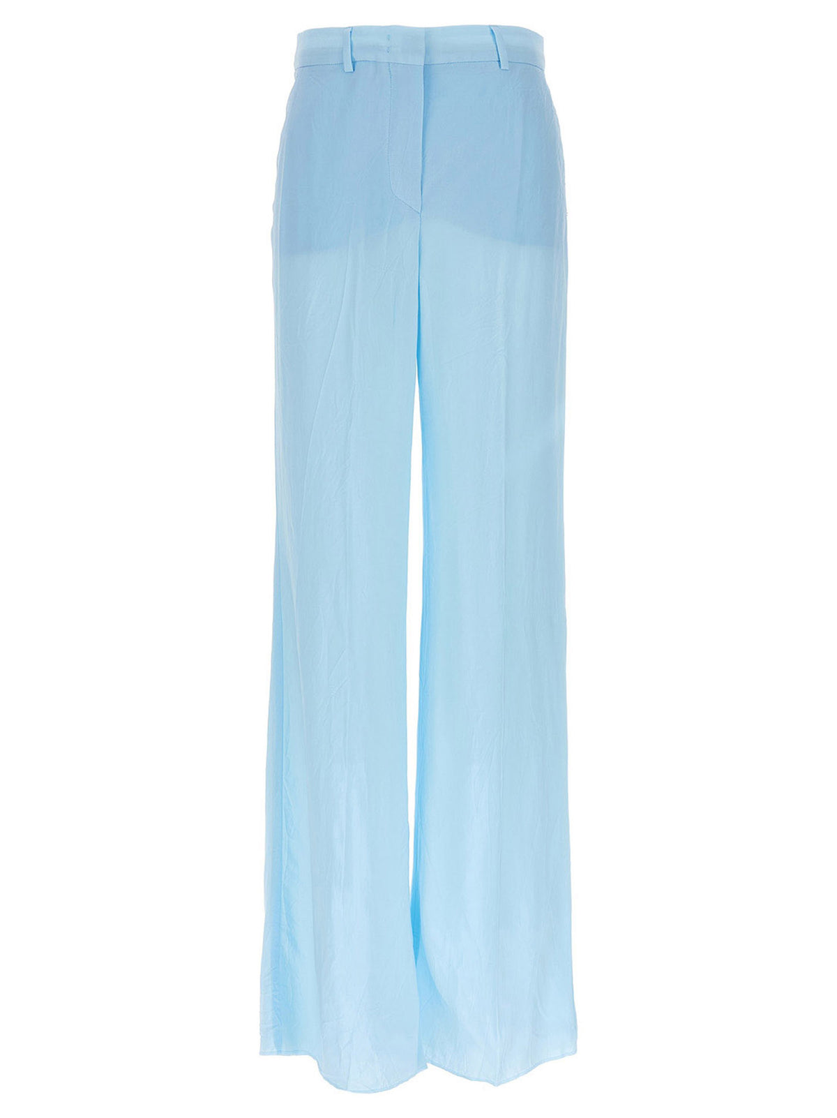 Sportmax Persia Blue Viscose Casual Pants for Women