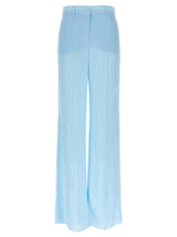Sportmax Persia Blue Viscose Casual Pants for Women