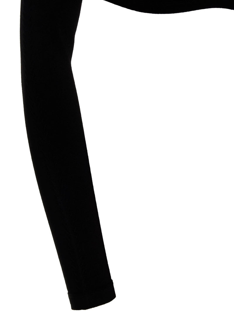 Dsquared² Black Viscose Cardigan - Cropped Sweater