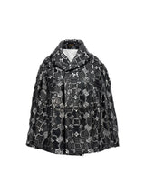 Comme Des Garçons Bicolor Polyethylene Leather Jacket