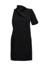 Sportmax Etere Black Viscose Short Dress