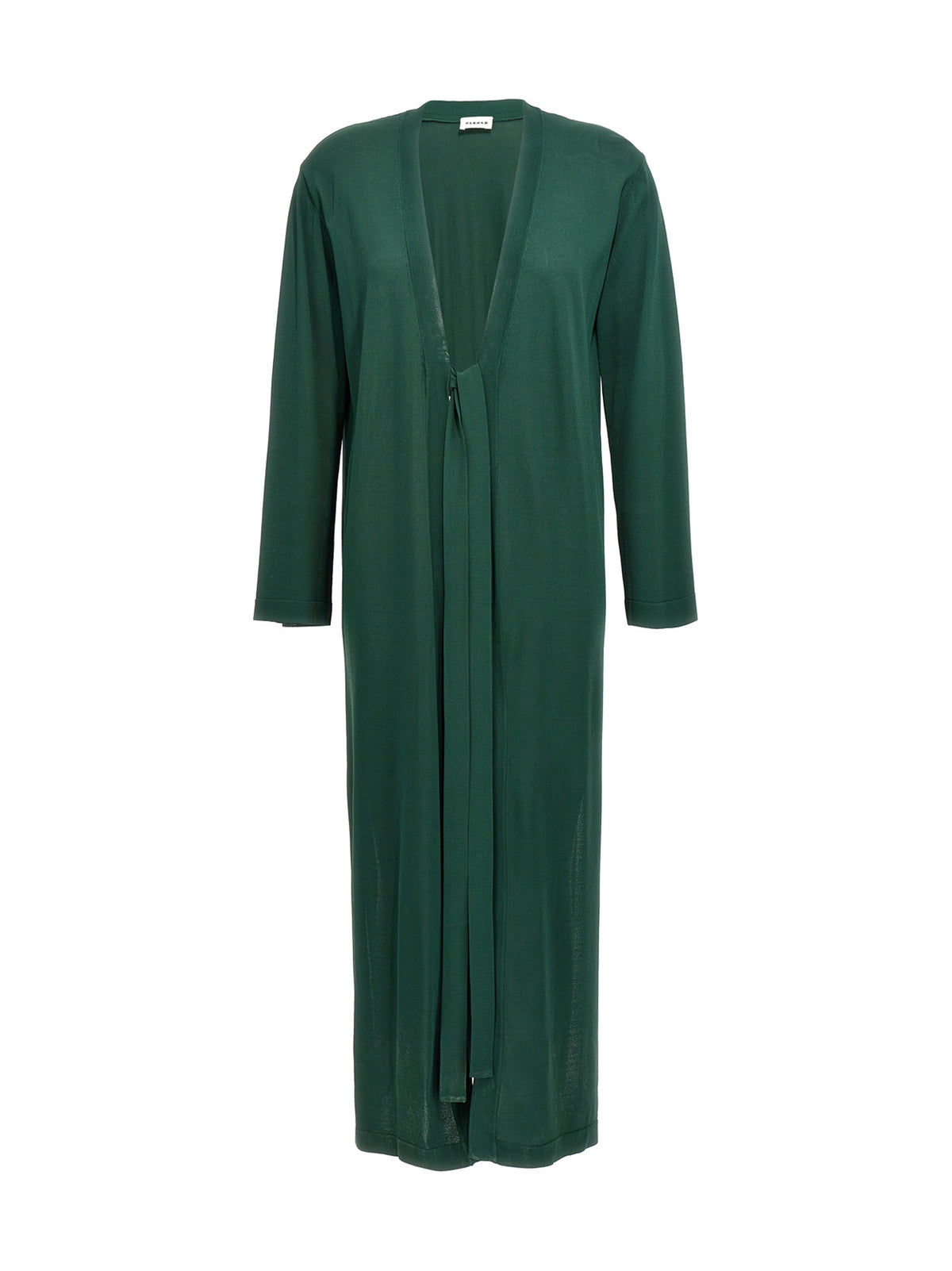 P.A.R.O.S.H. Bicolor Viscose Cardigan - Green