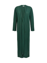 P.A.R.O.S.H. Bicolor Viscose Cardigan - Green