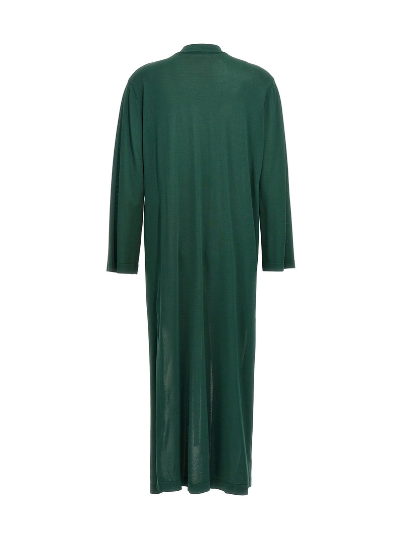 P.A.R.O.S.H. Bicolor Viscose Cardigan - Green