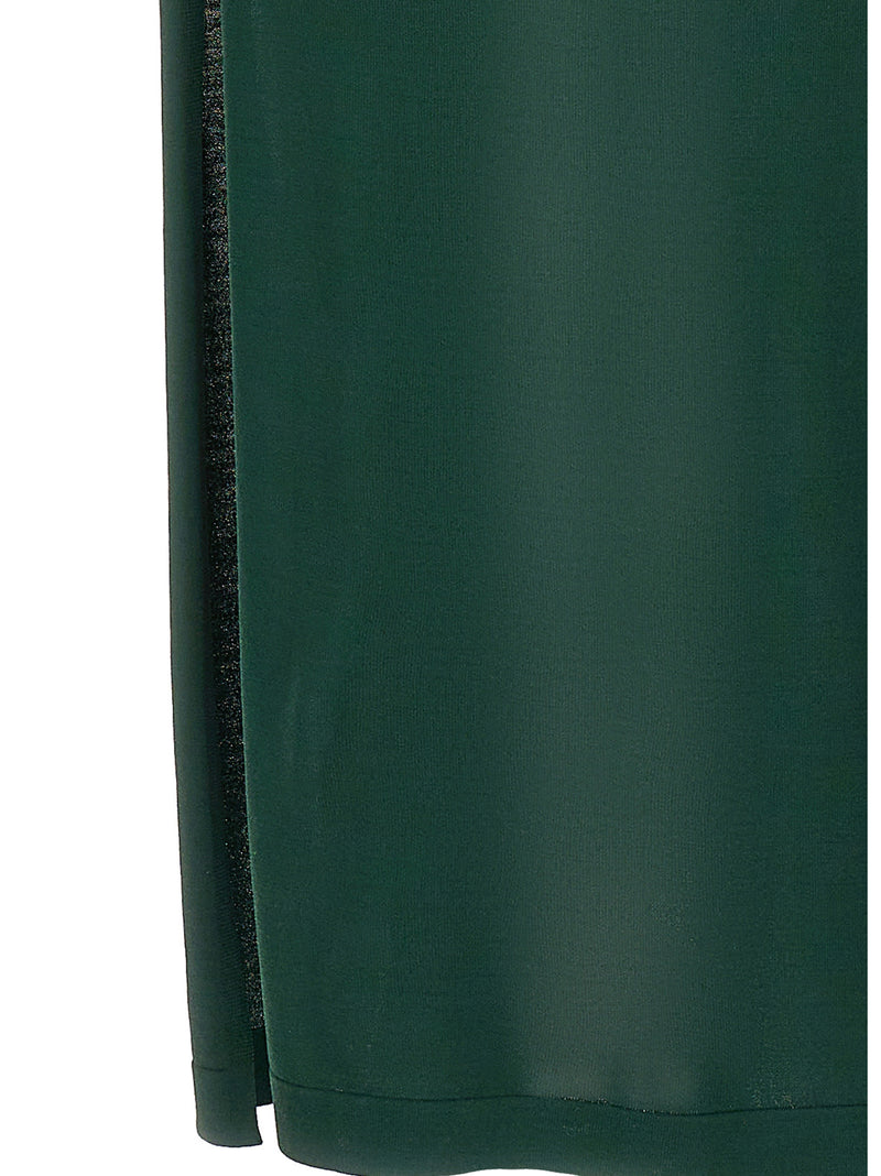 P.A.R.O.S.H. Bicolor Viscose Cardigan - Green