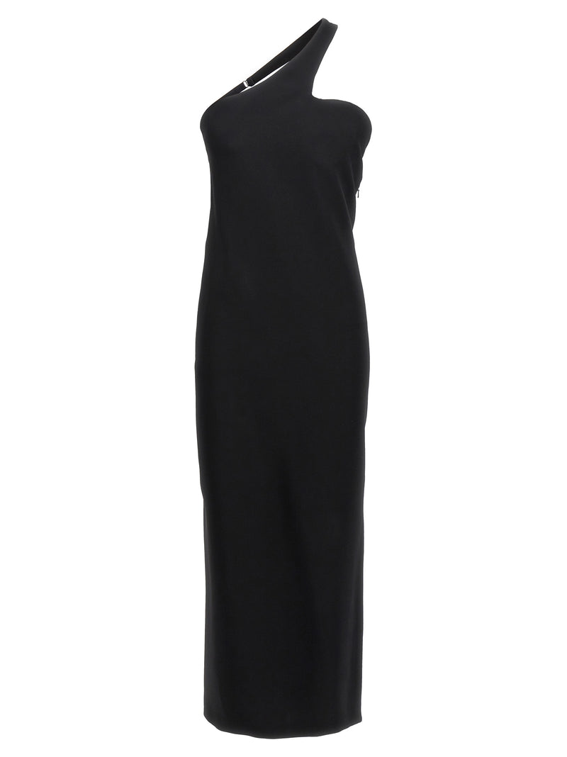Sportmax Molise Black Viscose Long Skirt