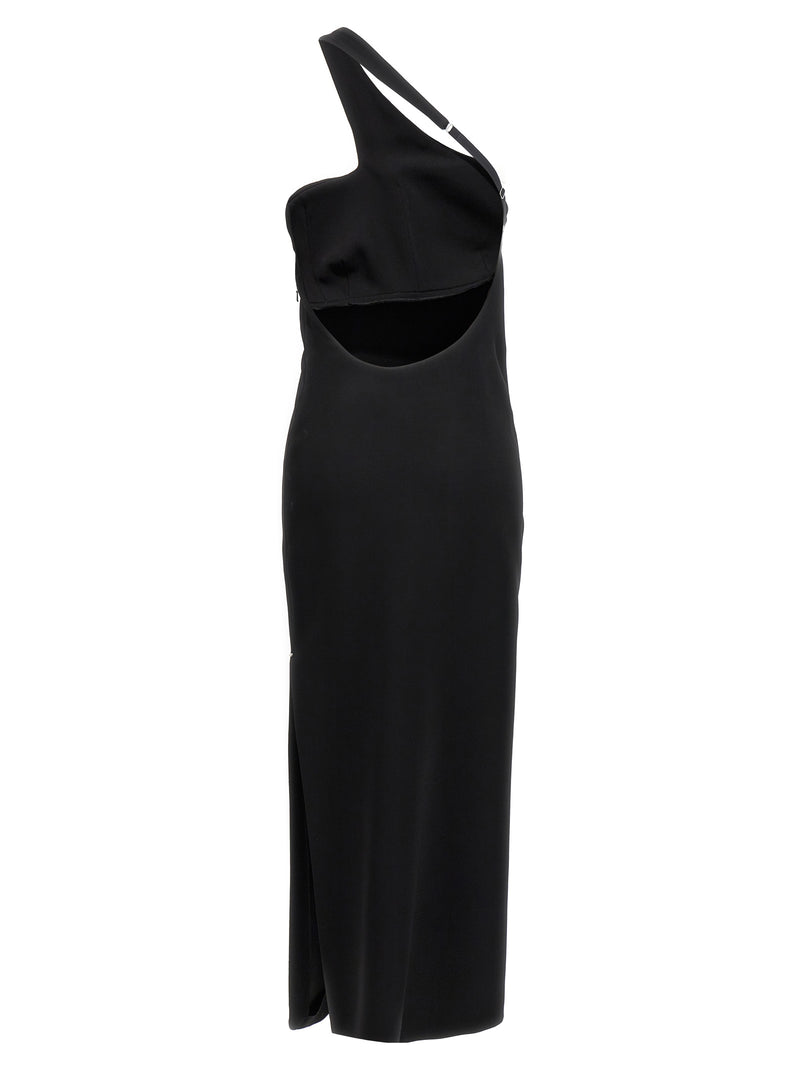 Sportmax Molise Black Viscose Long Skirt