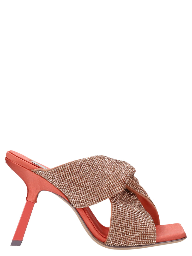 SEBASTIAN Multicolor Viscose Stiletto Heel Sandals - Paris