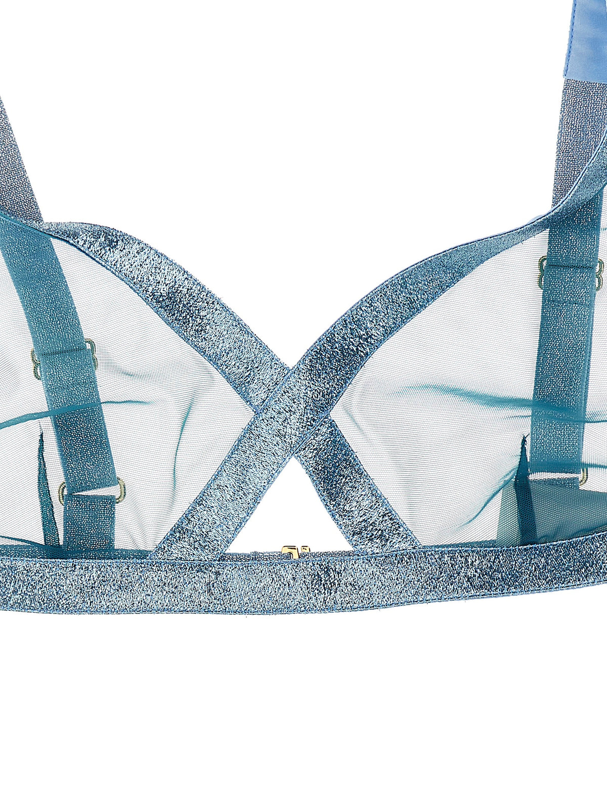 Tom Ford Blue Polyamide Bra - Elegant Lingerie for Women
