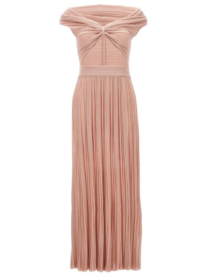 ANTONINO VALENTI Ginevra Multicolor Viscose Long Dress