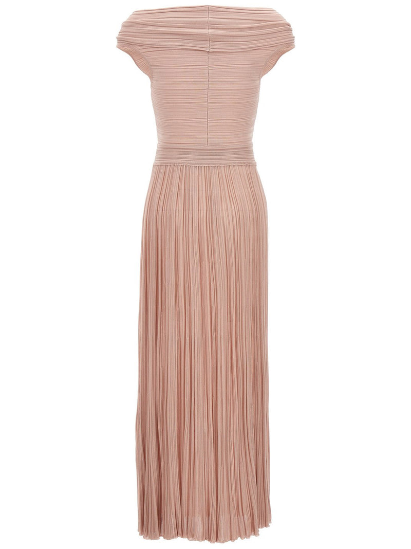 ANTONINO VALENTI Ginevra Multicolor Viscose Long Dress