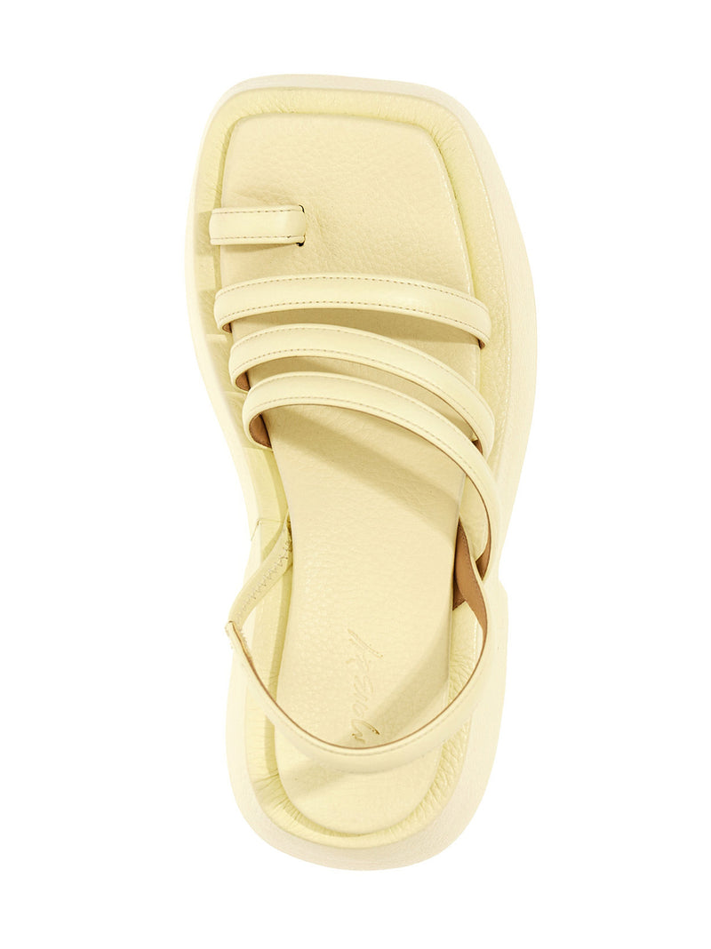 Marsell Bicolor Calfskin Stiletto Heel Sandals - Zeppo
