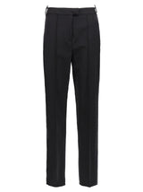 Nensi Dojaka Black Virgin Wool Pants for Women