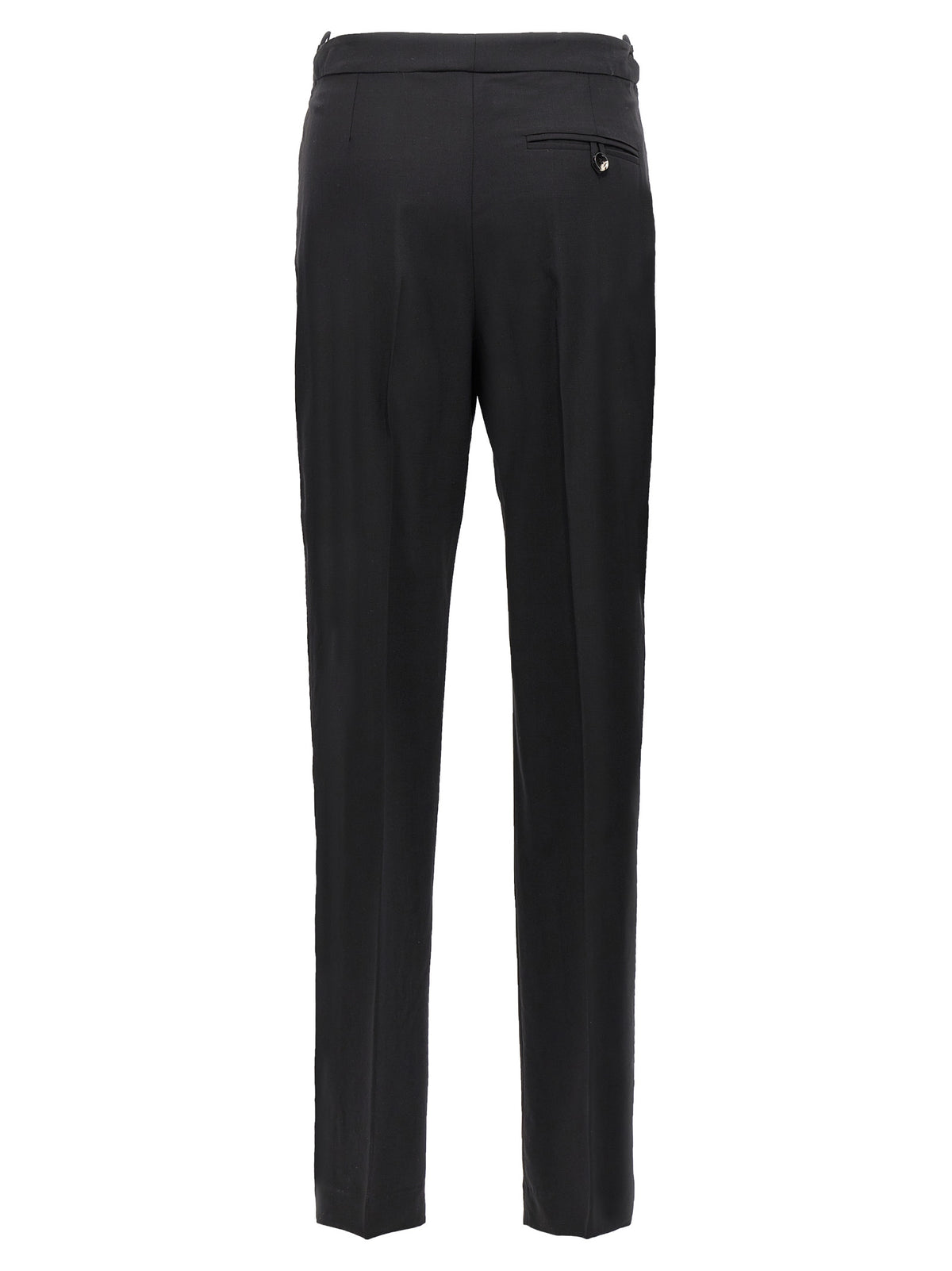 Nensi Dojaka Black Virgin Wool Pants for Women