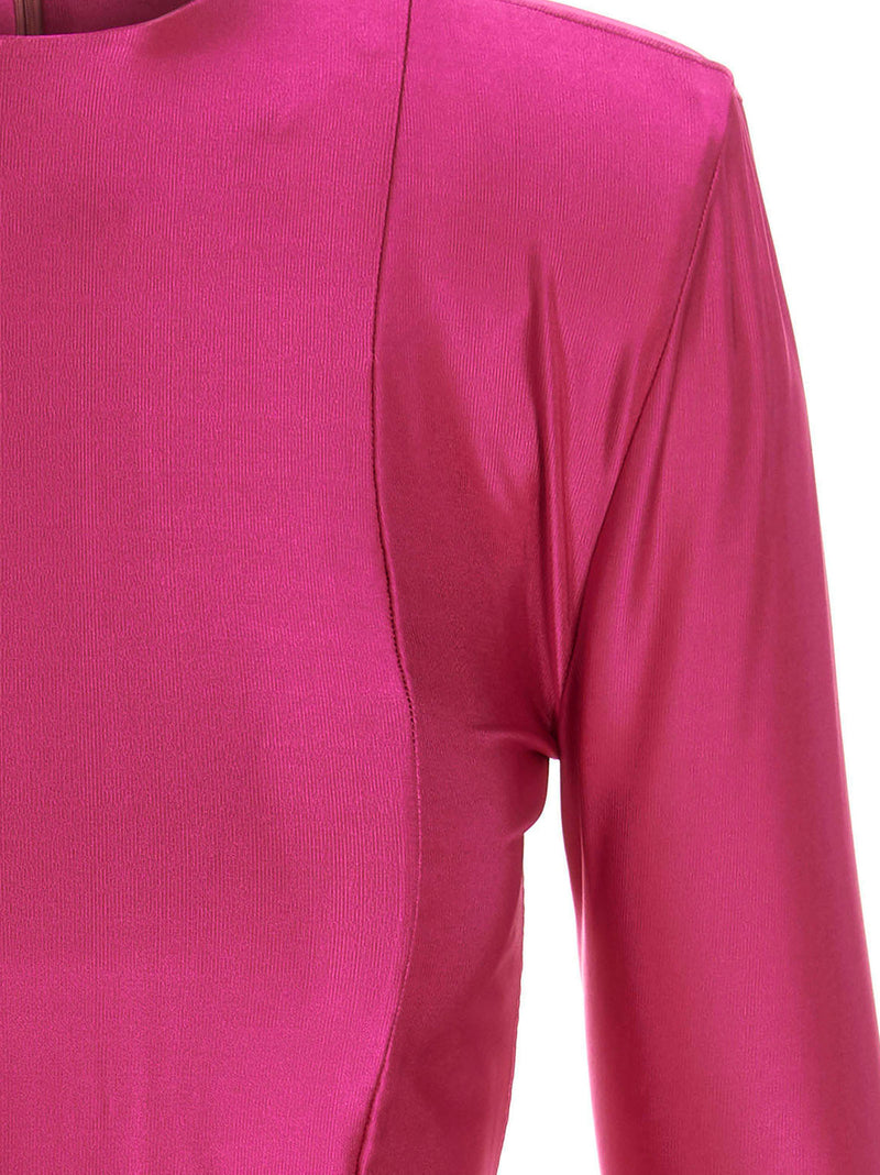 Vetements Fuchsia Viscose 'Diva' Short Dress