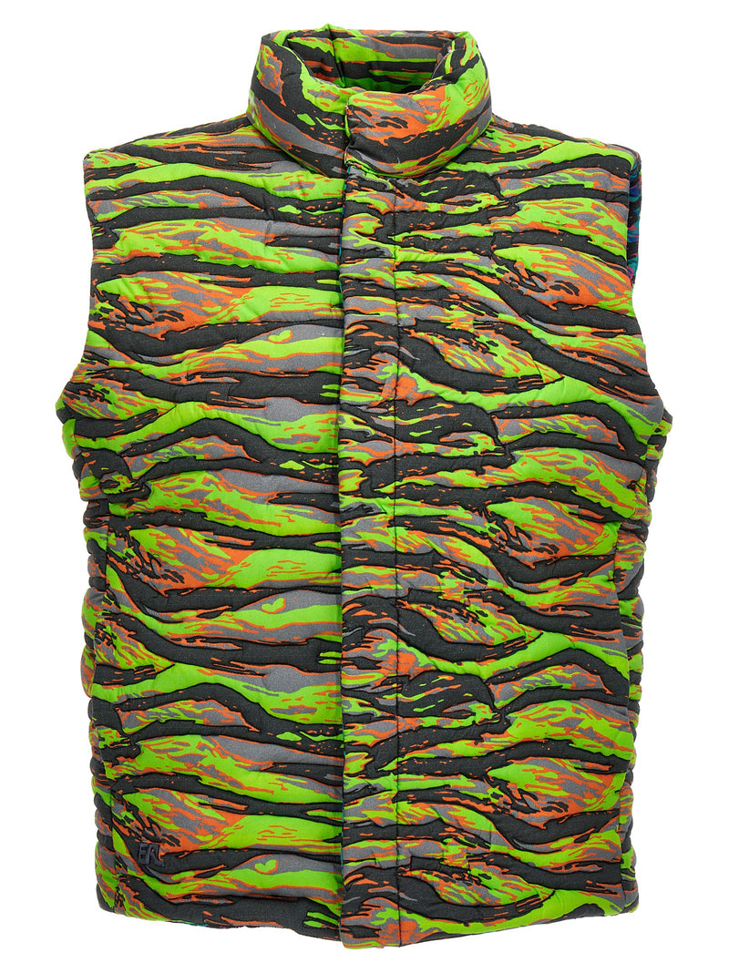ERL Multicolor Cotton Sleeveless Jacket for Men