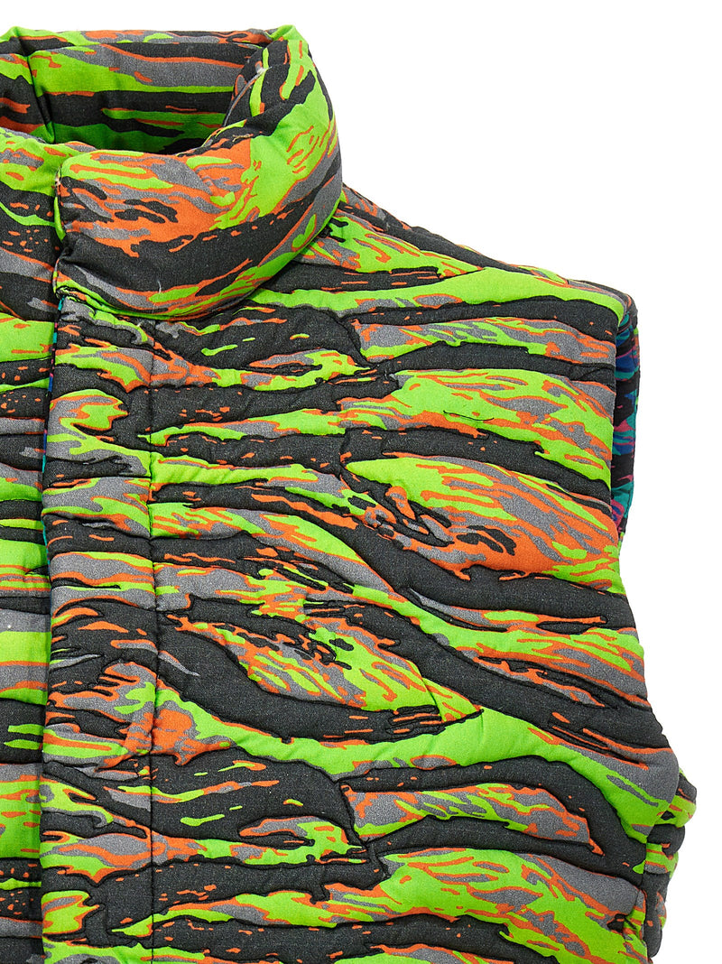 ERL Multicolor Cotton Sleeveless Jacket for Men
