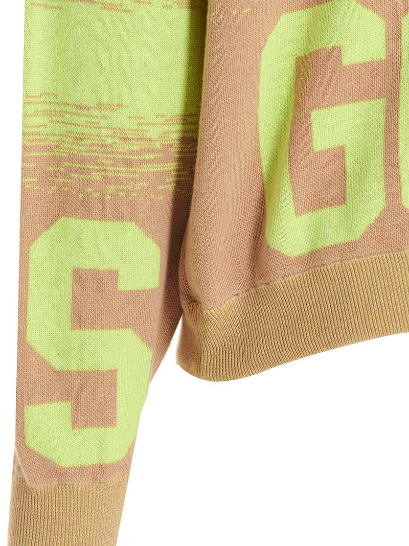 GCDS Multicolor Cotton Cardigan - Bold Style Statement