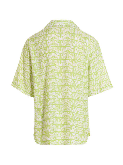 GCDS Bicolor Viscose Blouse