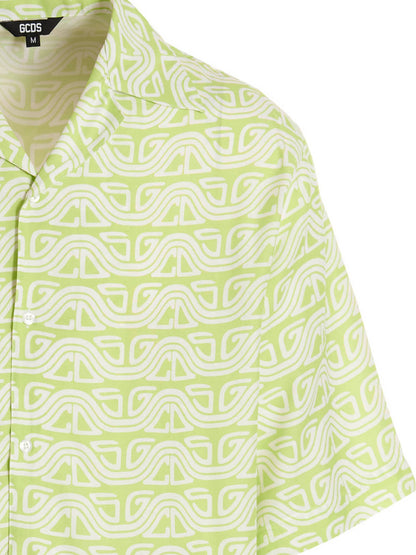 GCDS Bicolor Viscose Blouse