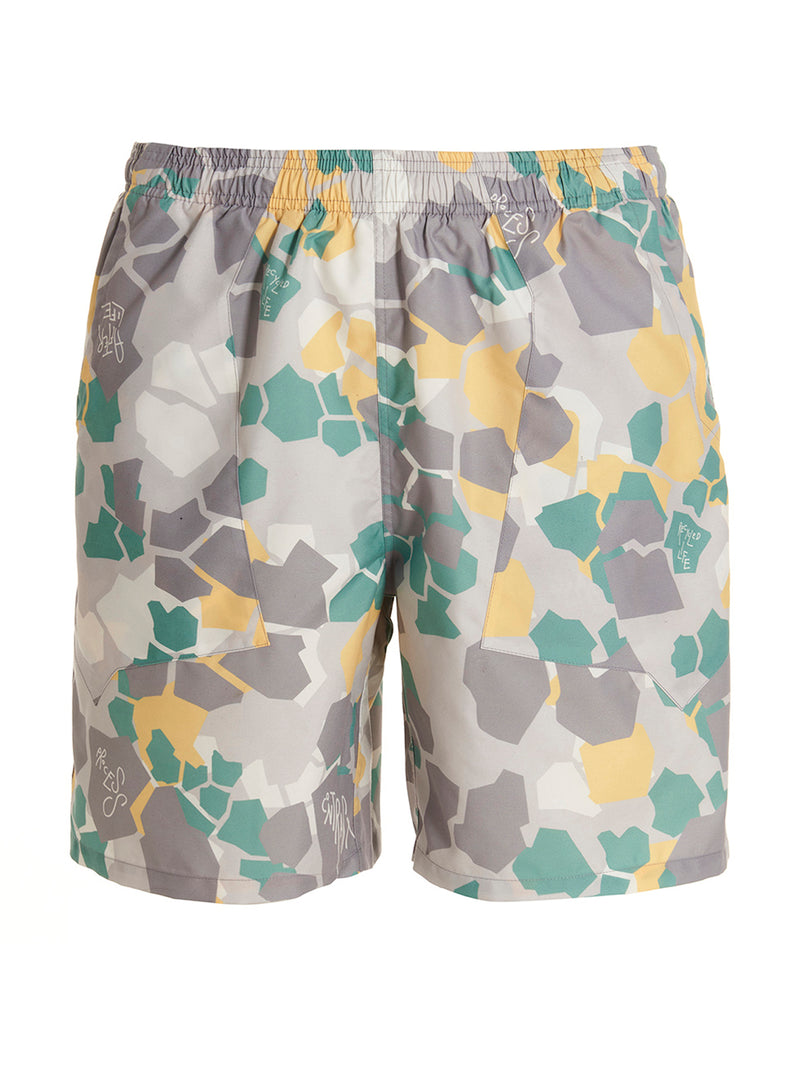 Objects IV Life Multicolor Polyethylene Shorts for Men