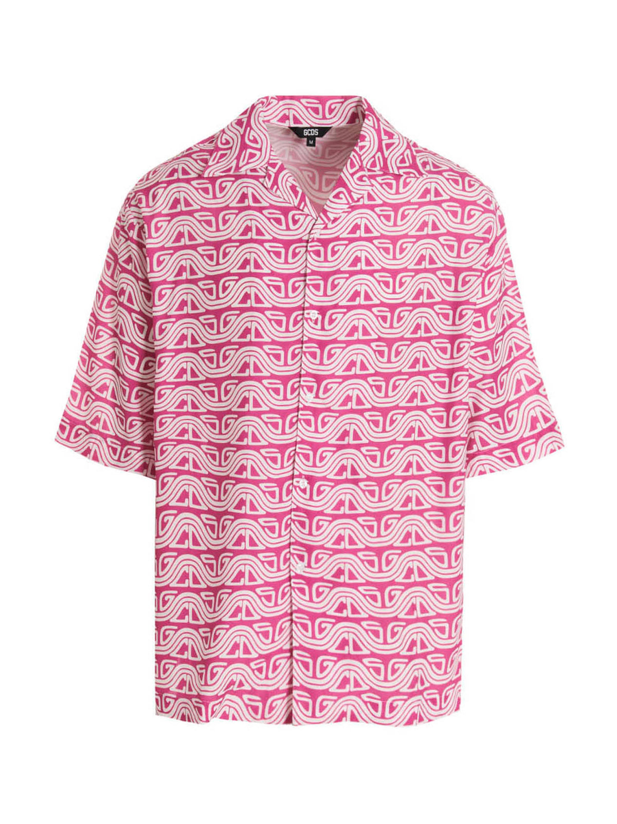 GCDS Fuchsia Viscose Blouse - Bold & Trendy Design