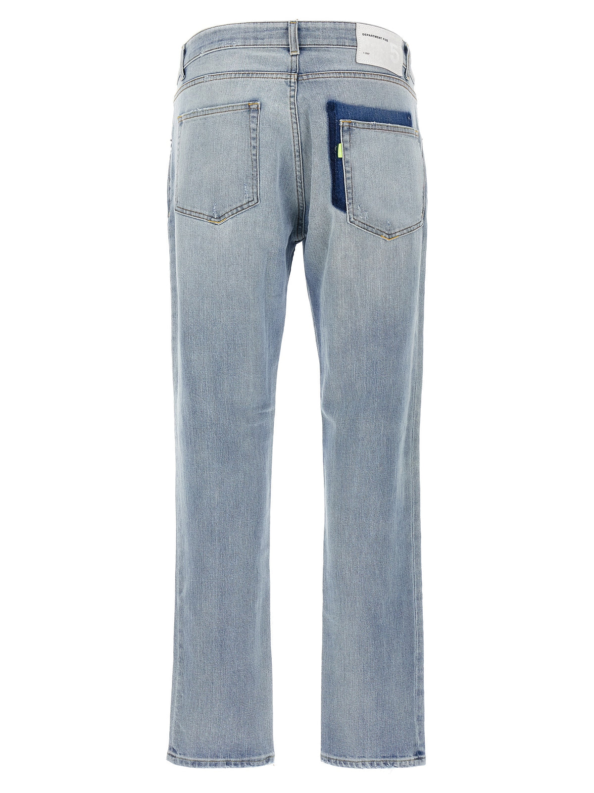 Department 5 Blue Cotton Slim Fit Jeans for Men