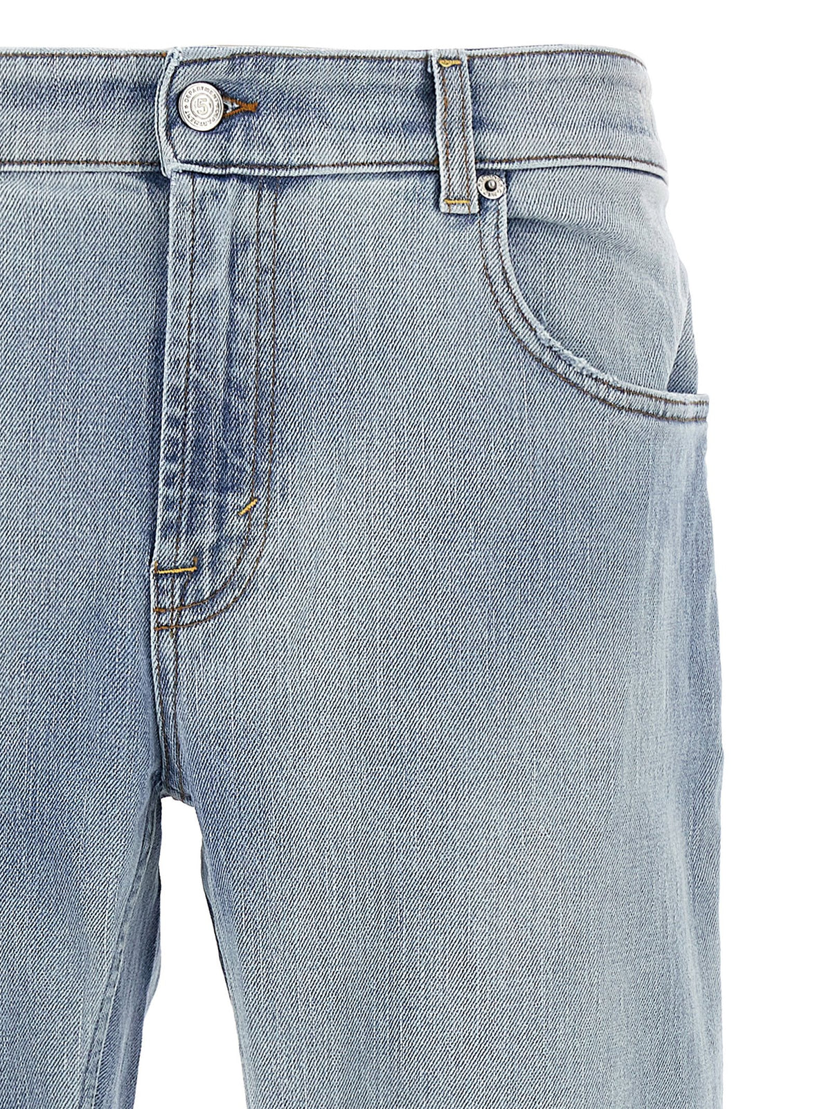 Department 5 Blue Cotton Slim Fit Jeans for Men