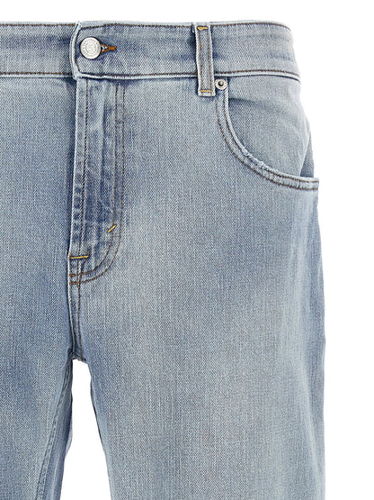 Department 5 Blue Cotton Slim Fit Jeans