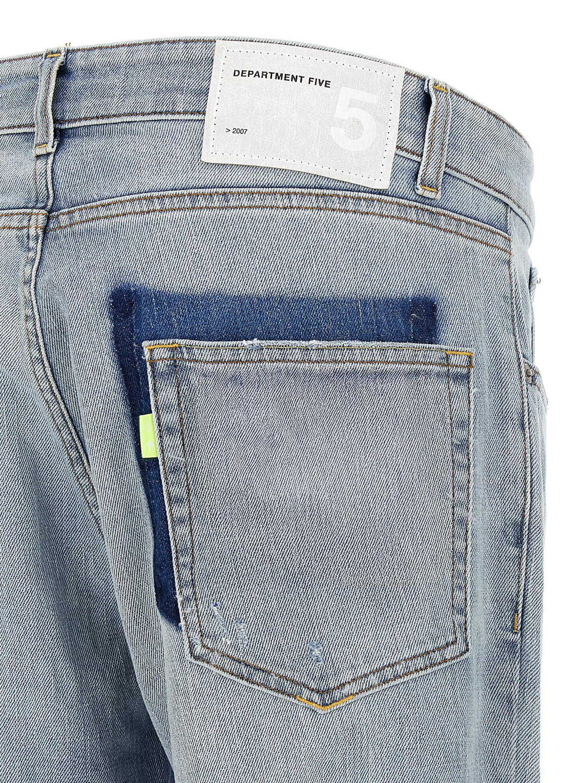 Department 5 Blue Cotton Slim Fit Jeans for Men