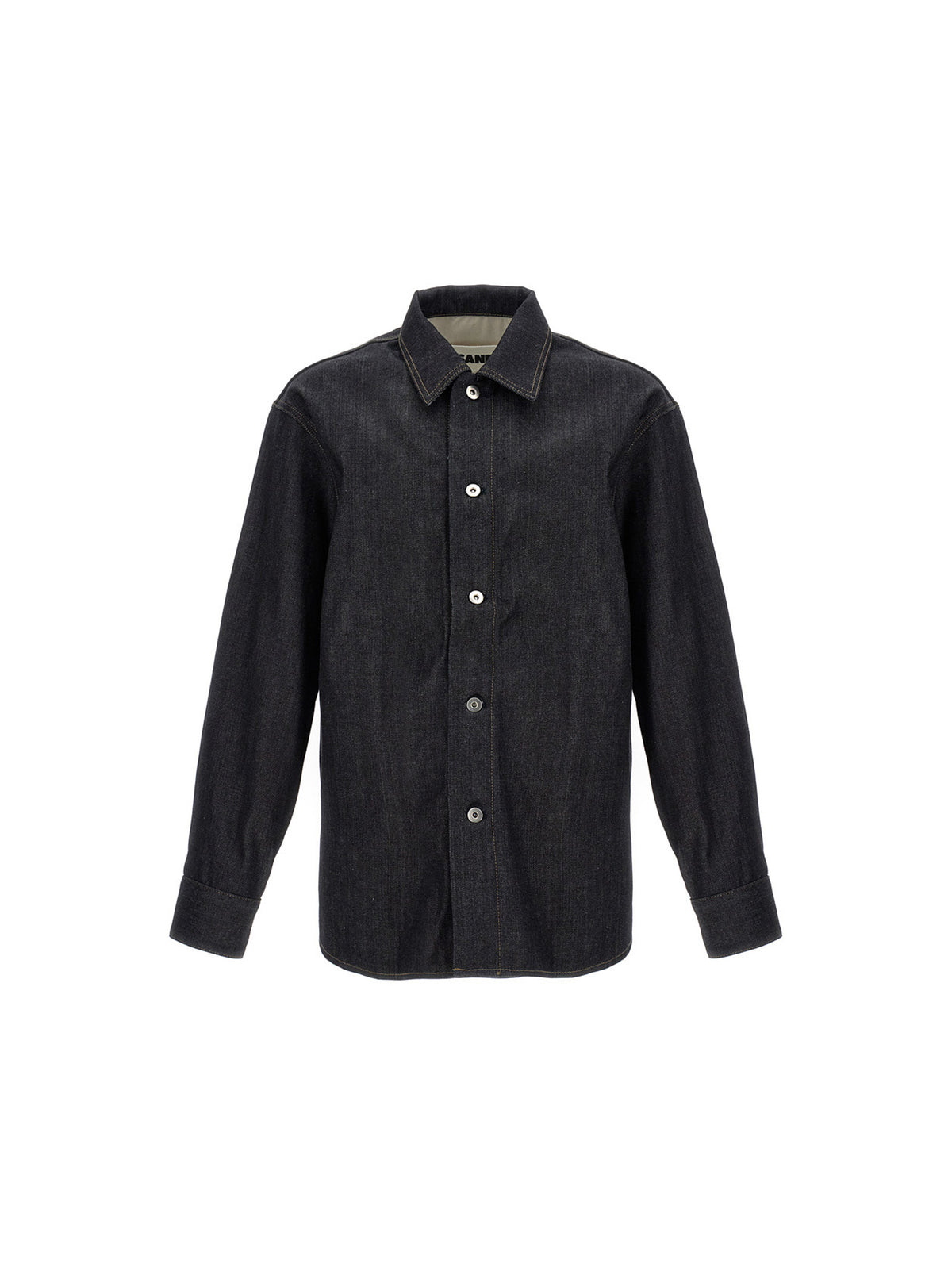 Jil Sander Blue Cotton Blouse - Timeless Overshirt for Men