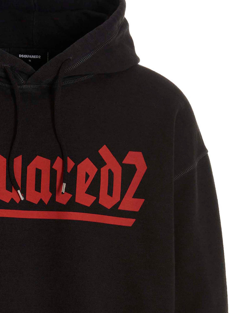 Dsquared² Black Cotton Sweatshirt for Men