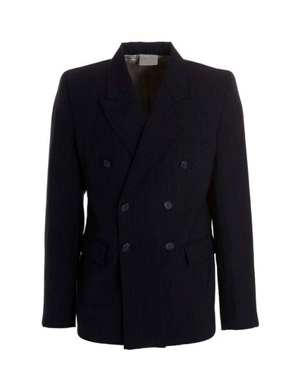 VTMNTS Blue Virgin Wool Blazer